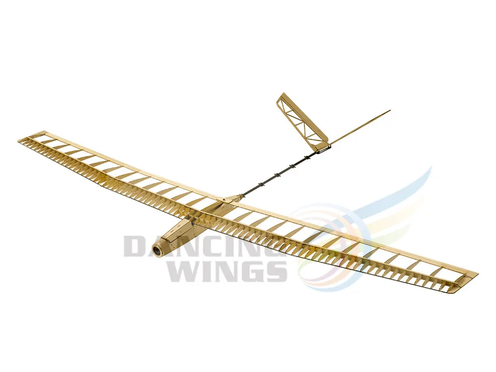 Rc planador de avião 1.4 m balsa