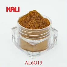 Алюминиевый пигмент, алюминиевый жемчужный пигмент, металлический Пигмент Цвет порошка: мерцающий оранжевый, товар: AL6O15, Вес нетто: 20 грамм