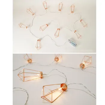 

LED String Light with 10 LED Room Garden Lamp Yard Festival Christmas Geometry Decoration _WK