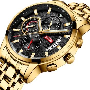 

Relogio Masculino NIBOSI 2019 New Mens Watches Top Brand Luxury Stopwatch Sport Waterproof Quartz Man Fashion Business Clock
