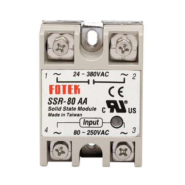 

SSR-80AA solid state relay actually 80-250V AC TO 24-380V AC SSR 80AA relay solid state