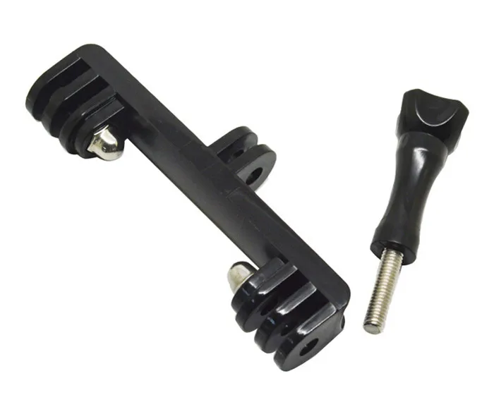 

Mount to Dual Mount Converter Adapter + Screw for 2 Cameras and LED light same time using for Gopro Hero 7/6/5/4/3/3+/2/1