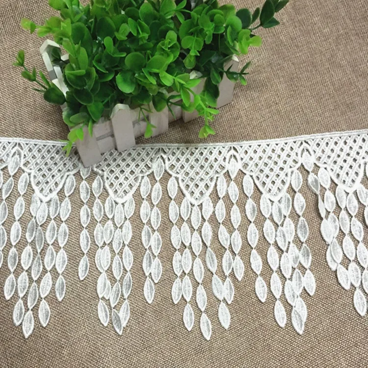 Новинка! Одежда подол DIY кисточка водорастворимые полиэстер ткань кружевная юбка кружевные аксессуары 16 см в ширину ткань украшения