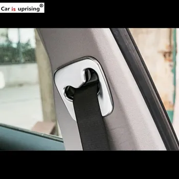 

Car styling for BMW X3 X4 F25 F26 2011-2018 year interior refit accessory Safety belt decoration frame