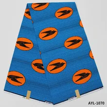 6 yard Hohe qualität Hollandias Wachs Stoff Afrikanischen nigerianischen baumwolle wachs für hochzeit partei garment & schuhe und tasche AYL-1069-1073