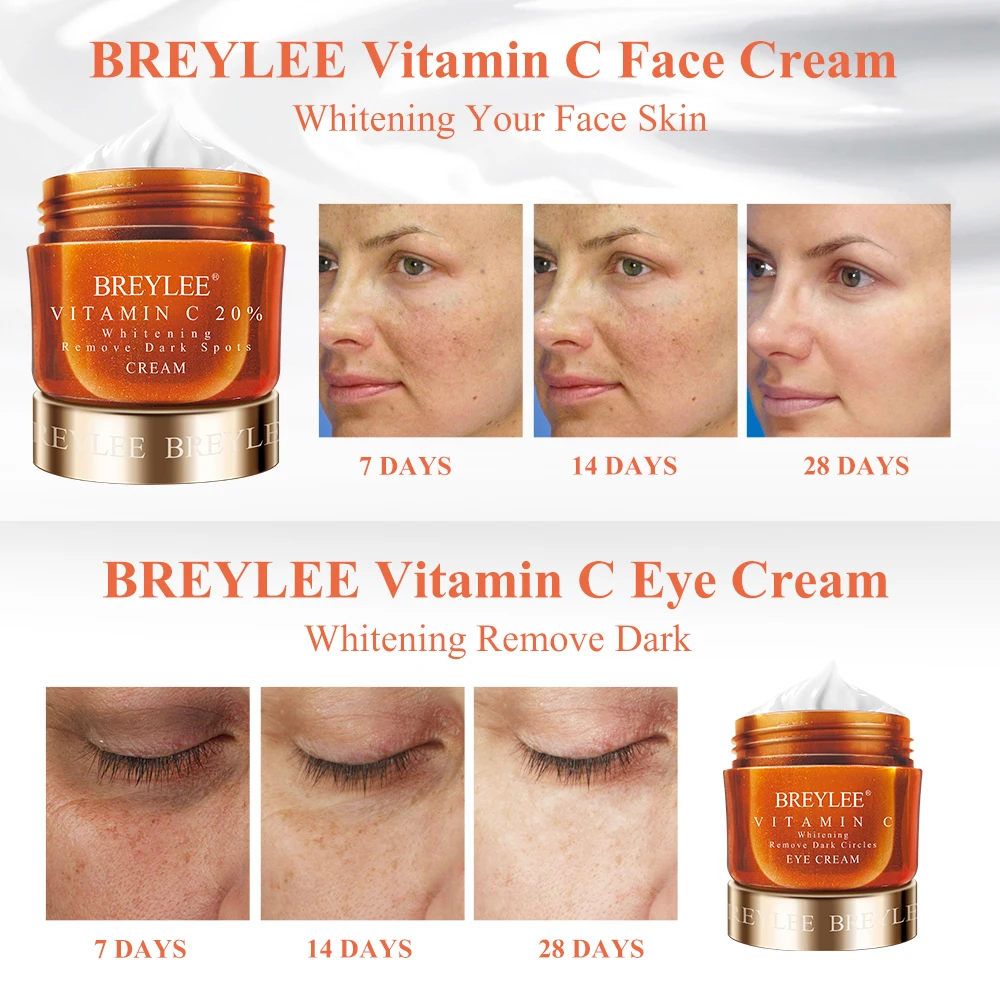BREYLEE Vitamina C отбеливающий крем для ухода за кожей Retinol лица сывороточная