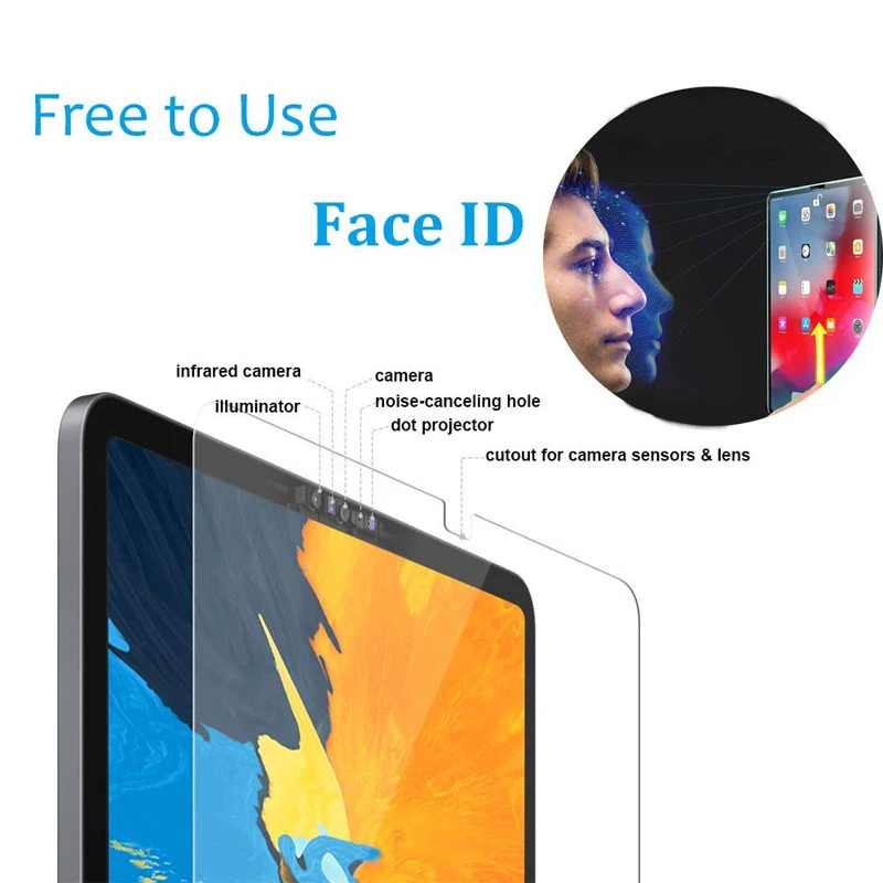 2 шт. 9H прозрачное закаленное стекло для Apple iPad pro 11 дюймов планшетный ПК экран