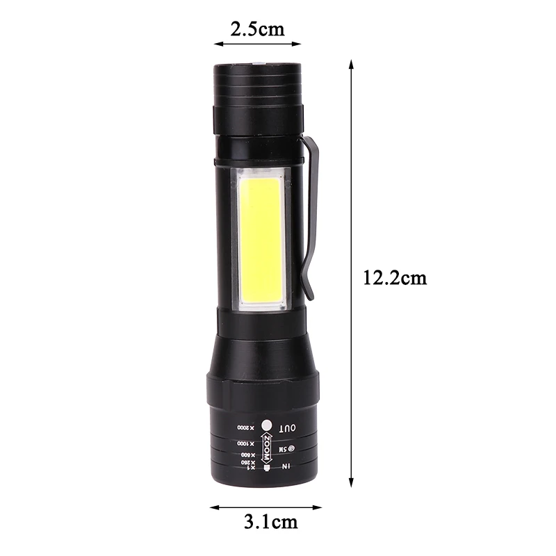Litwod Z203101 встроенный аккумулятор CREE XM L2 T6 COB светодиодный фонарик из алюминиевого