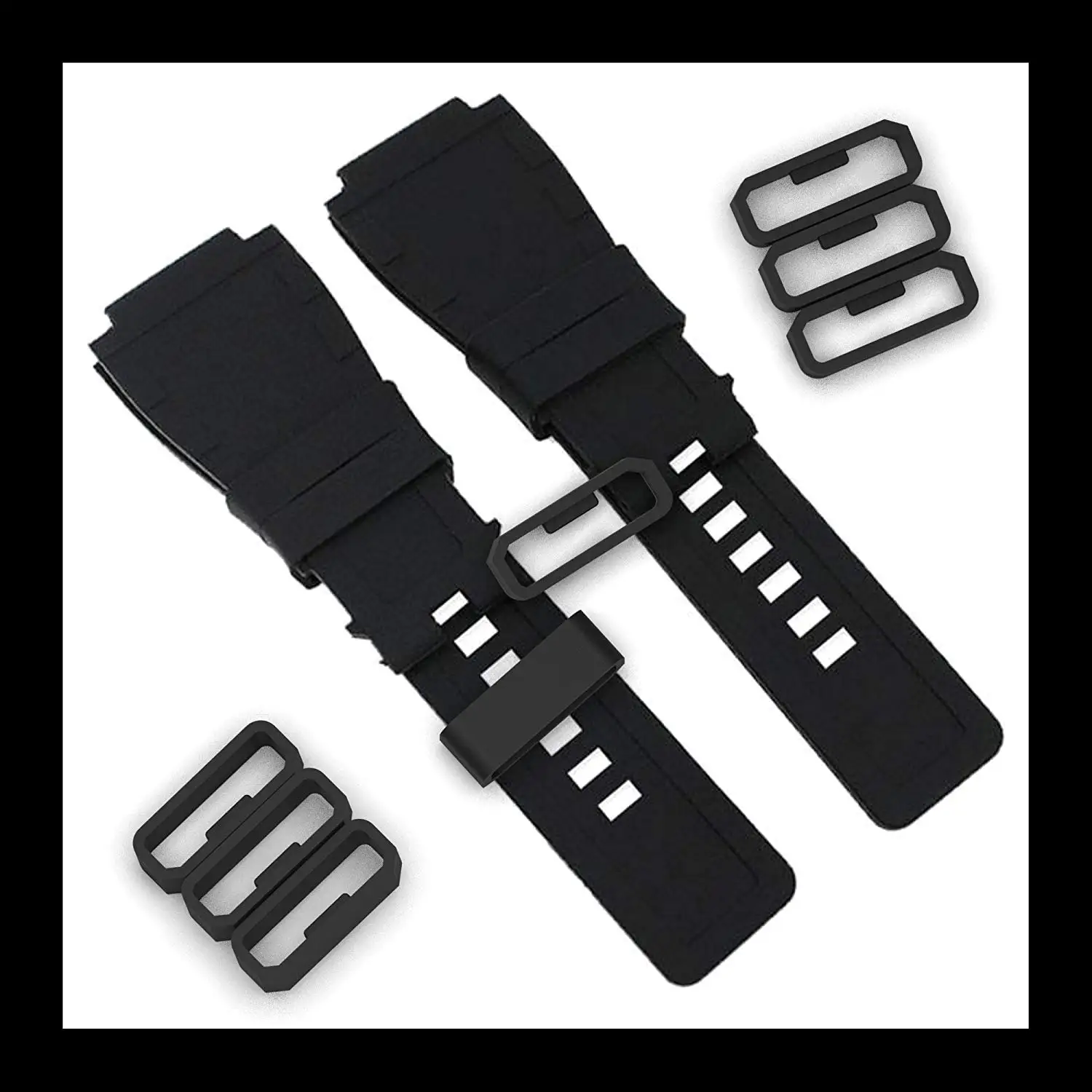 Сменное Крепежное кольцо для Garmin Vivosmart HR/HR + полосы (упаковка из 10) силиконовый