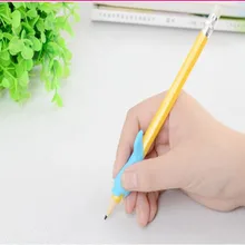 10 шт./лот, ручка-карандаш с узором для детей, школьников, студентов, коррекция осанки, ручка с жестом