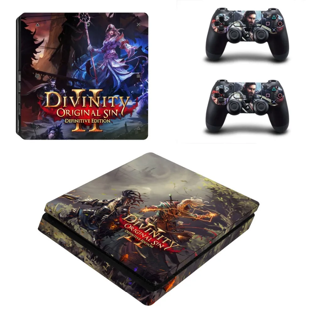 Оригинальная наклейка для игровой консоли Sin 2 PS4 Slim Виниловая Sony PlayStation 4 и
