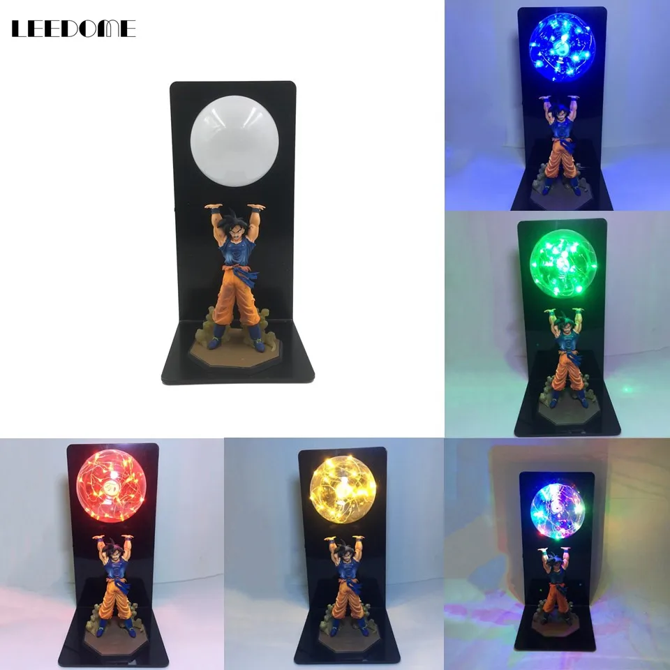 

Dropship Dragon Ball Goku Table Lamp Anime Dragon Ball Z Son Goku Strength Bomb LED Xmas Luminaire As Friends Kids Birthday Gift