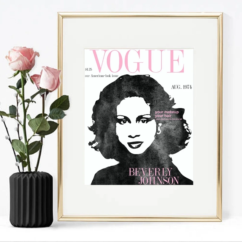 Black Women in Vogue Prints Home Decor