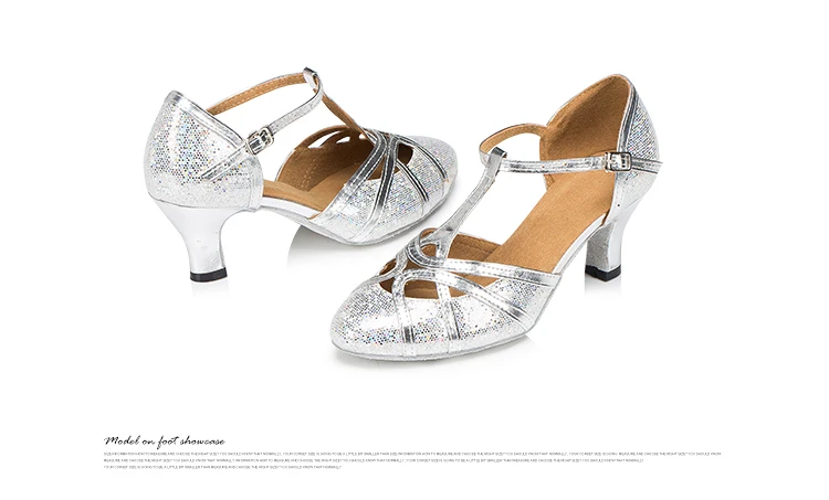 DILEECHI/золотые и серебряные женские туфли для латинских/современных танцев; обувь для выступлений на мягкой подошве; Обувь для бальных танцев 6 см 8 см