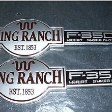 F-350 F350 King ранчо фабрики эмблемы переднее крыло