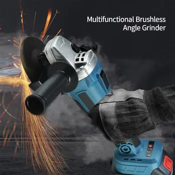 

3000mAh / 4500mAh Wireless Manual angle grinder Brushless Angle Grinder Electric Angle Grinder Angular Finishing Grinder
