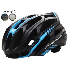 Cycling Helmet Road Mountain In-mold Bicycle Helmet Ultralight Bike Helmet With LED Warning Lights Casco Ciclismo