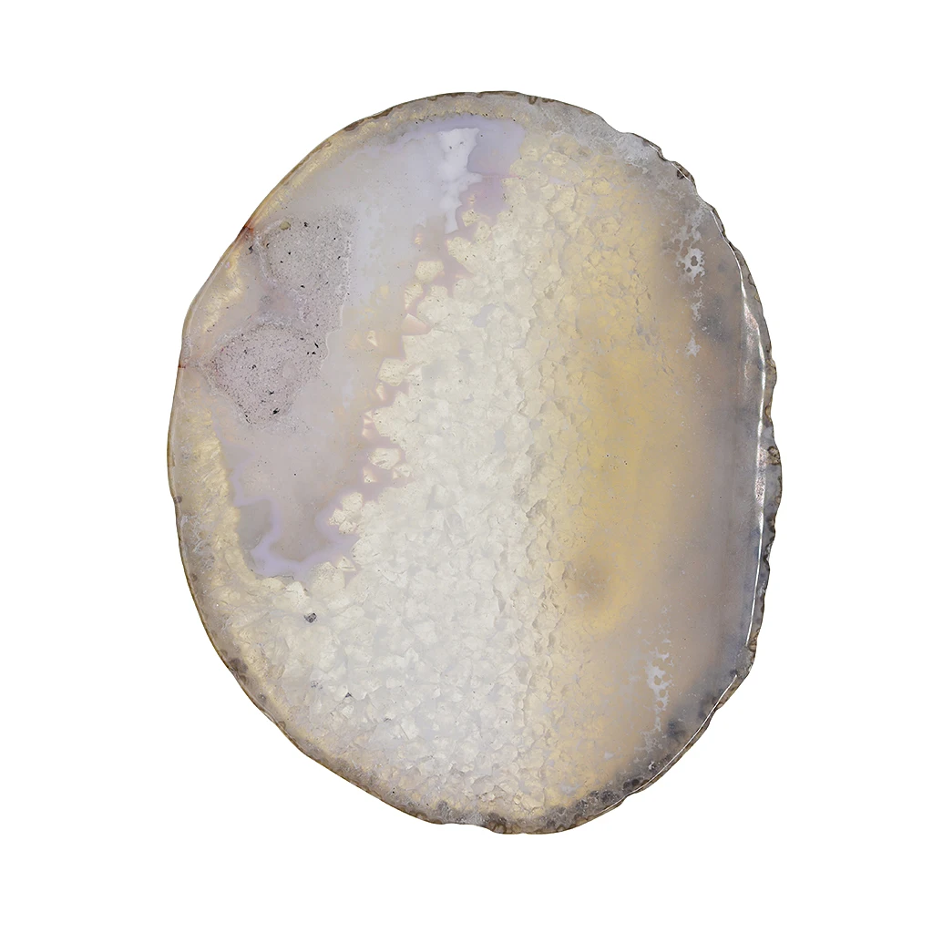 6pcs Colorful Irregular Agate Slice Quartz Crystal Coaster Placemat Decoration Ornaments for Jewelry Making DIY Pendant Charms