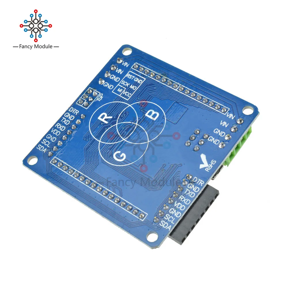 Полноцветный Радужный цвет duino V2.0 матрица RGB светодиодный драйвер щит для Arduino