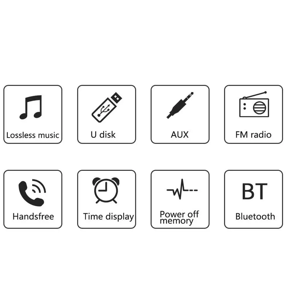 Авторадио автомобиля Bluetooth винтажный автомобильный Радио MP3-плеер Стерео USB AUX классический стерео аудио Автомобильные аксессуары