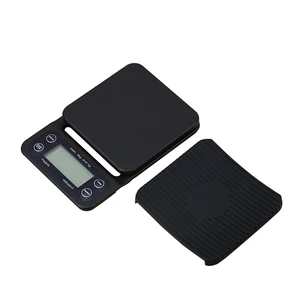 Image 2 - Portable Electronic Scale with Timer 3kg/0.1g LCD Digital Kitchen Coffee Scales Weighing tool libra Precision Jewelry Scale