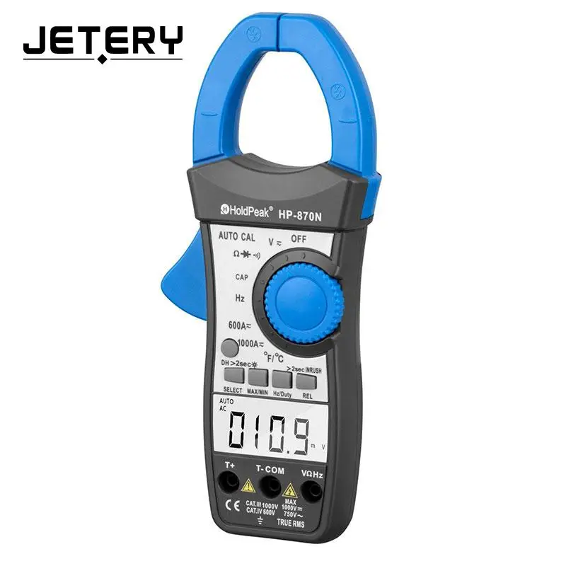 

HP-870N Digital Clamp Meter Capacitance Multimeter Diode Tester Diagnostic Tool