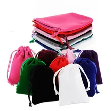 100 шт./лот Высокое качество бархатные мешочки сумки сумка под заказ на шнуровке ювелирные изделия серьги ожерелье Размер 15 cmx20cm