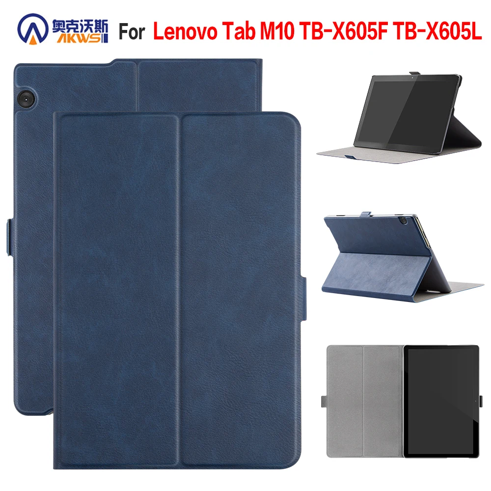 

Walkers Protective Cover Case for Lenovo Tab M10 TB-X605F TB-X605L 10.1 Inch Tablet Flip Case +gift