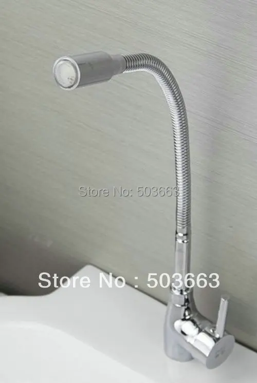 

Single Handle LED Kitchen Sink Faucet Pull Out Spray Mixer Tap S-702 Mixer Tap Faucet