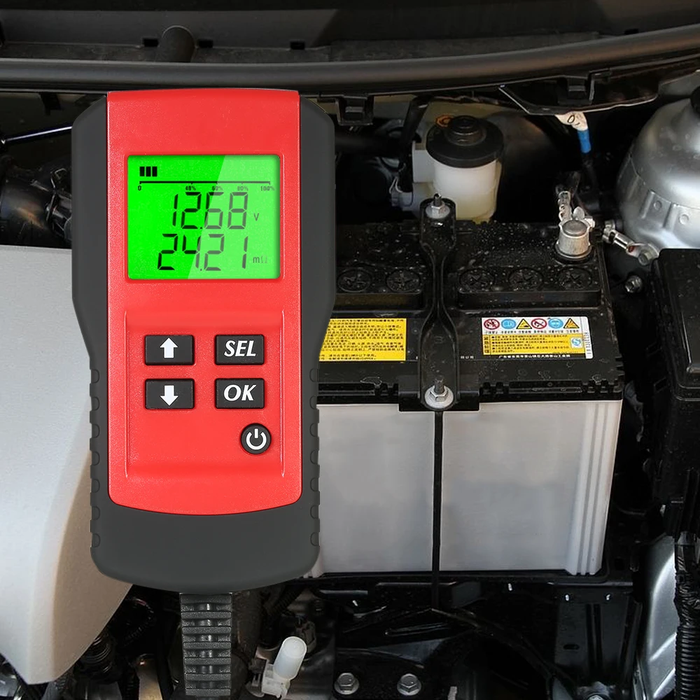 12V ЖК-дисплей Цифровой walkie talkie автомобильное Батарея анализатор автомобильных транспортных средств Батарея прибор для диагностики
