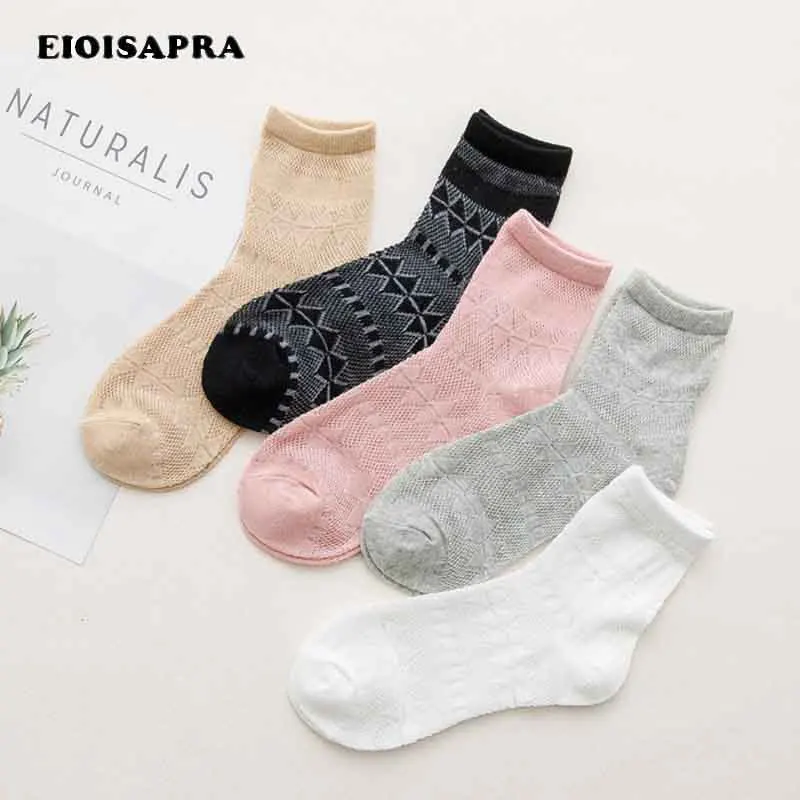 [EIOISAPRA] новый продукт женские модные носки Harajuku яркие шелковые с графикой для