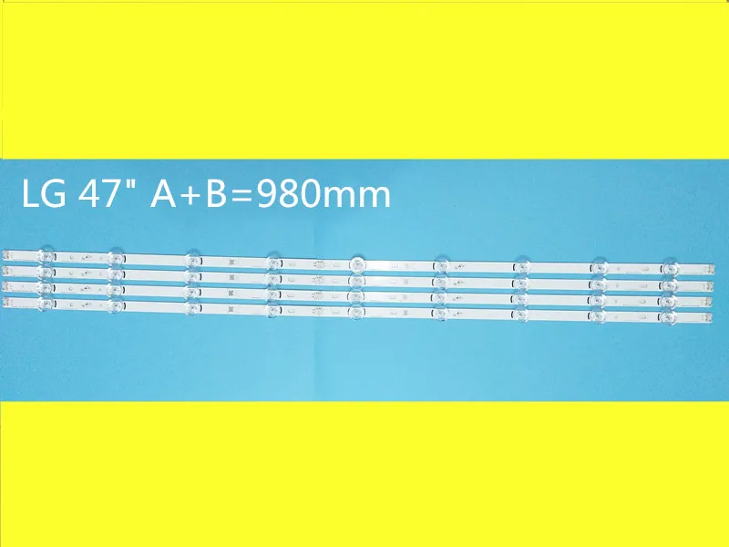 LED Backlight strip 9 Lamp For LG 47&quot TV innotek DRT 3.0 47LB6300 47GB6500 47LB652V 47lb650v LC470DUH 47LB5610 47LB565V | Компьютеры и