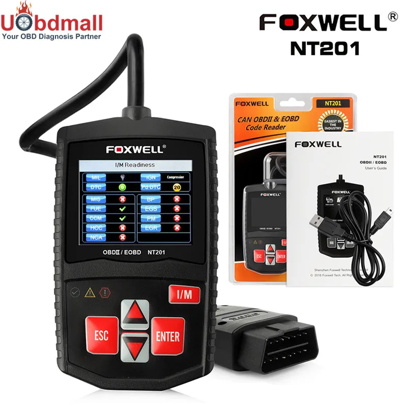 Prix pour D'origine foxwell nt201 outil de diagnostic automobile scanner lecteur de code de voiture eobd/obd 2 analyseur de moteur multi-langue Prix pour D'origine foxwell nt201 outil de diagnostic automobile scanner lecteur de code de voiture eobd/obd 2 analyseur de moteur multi-langue