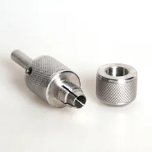 YILONG насадки для тату 1 шт./партия накатанный твист самоблокирующийся 30 мм Татуировка рукоятка профессиональная нержавеющая сталь