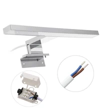 Светодиодный настенный светильник для ванной комнаты водонепроницаемый IP44 зеркальный светильник для шкафа туалетный светильник Настенный светильник белый светильник 30 см