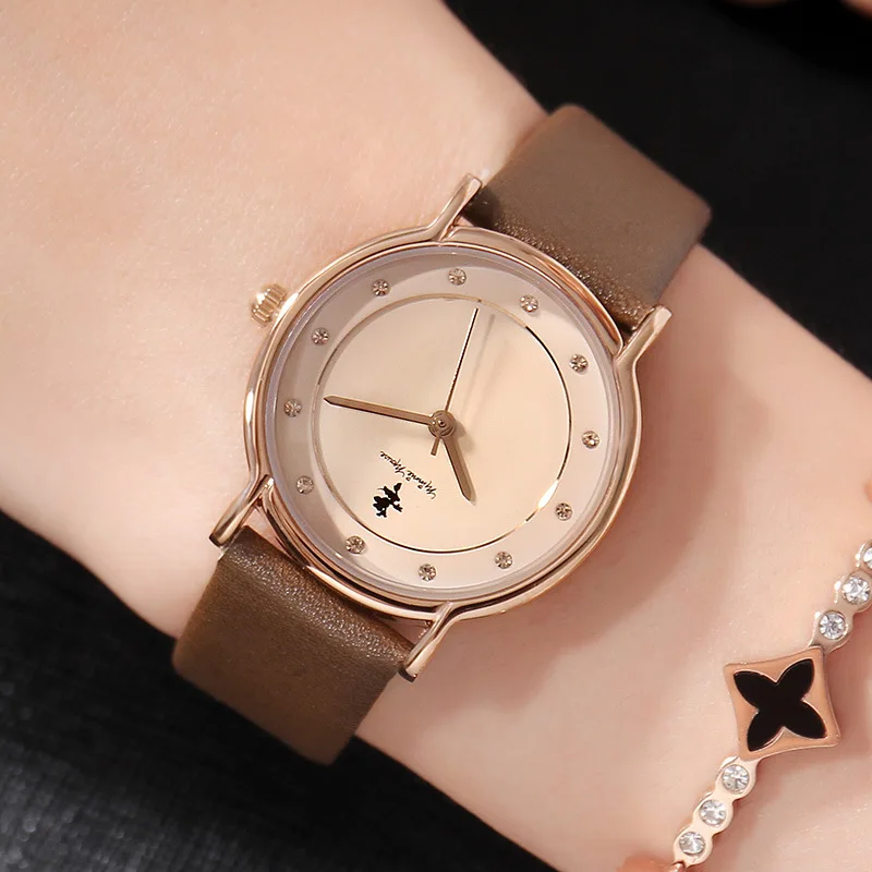 

DISNEY Fashion Women Watches Top Brand Luxury Leather Quartz Wrist Watches for Woman Ladies Watch Female Clock montre femme