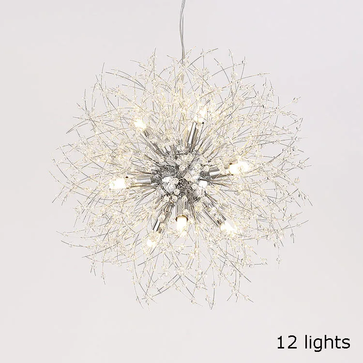 Creative Pendant Light Modrn Lamp Suspension Luminaire Lights  AC110-240v Hanging Bar Dining Restaurant Dandelion Pendant Lights(24)