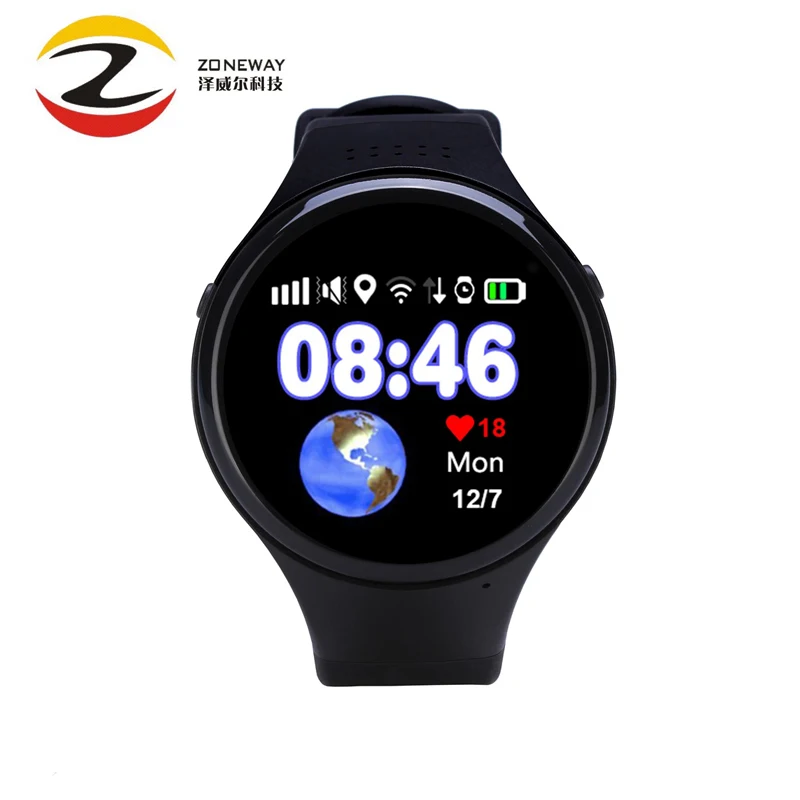 

Super Gps Tracking Watch for Children Old Man T88 Smart Watch Sos Emergency 1.22" Touch Screen Anti-lost WIFI LBS AGPS GPS Watch