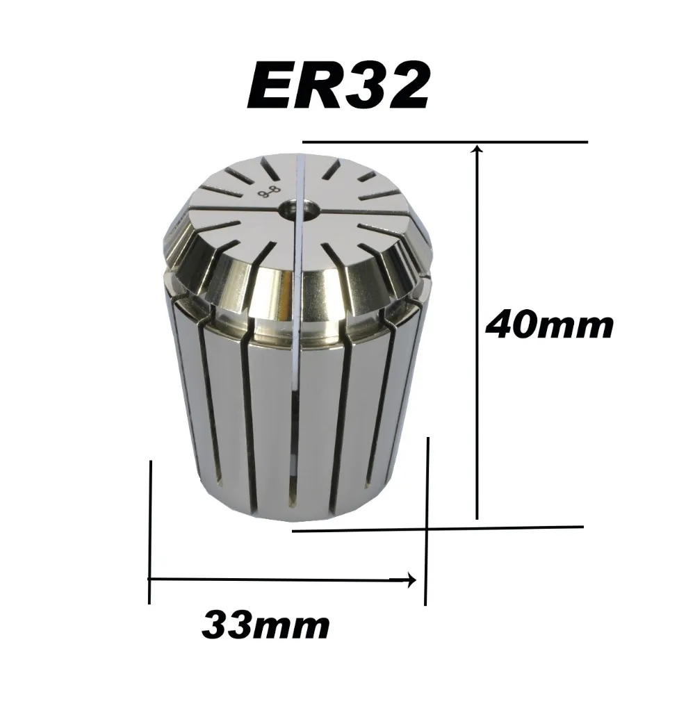High precision ACCURACY 0.008MM ER32 Collet Chuck for Spindle Motor Engraving/Grinding/Milling/Boring/Drilling tool holder High precision ACCURACY 0.008MM ER32 Collet Chuck for Spindle Motor Engraving/Grinding/Milling/Boring/Drilling tool holder