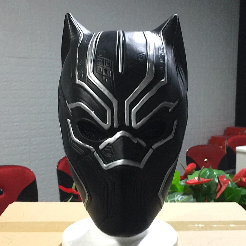 Superhero Avengers Infinity War Black Panther Mask Latex Movie Halloween Party Cosplay Masks Terrorist Prop Fantastic Four
