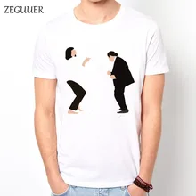 Quentin Tarantino Pulp fiction футболка Harajuku уличная Модная хлопковая Мужская футболка с круглым вырезом и принтом Повседневная одежда