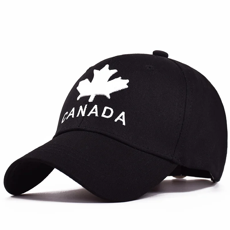 Canada Maple Leaf Emboridery Men Baseball Cap Women Snapback Bone Adjustable Hat Canada Maple Leaf Emboridery Men Baseball Cap Women Snapback Bone Adjustable Hat