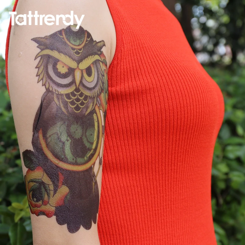 1pc Flash Temporary Tattoo Sticker For Men Women Arm Shoulder