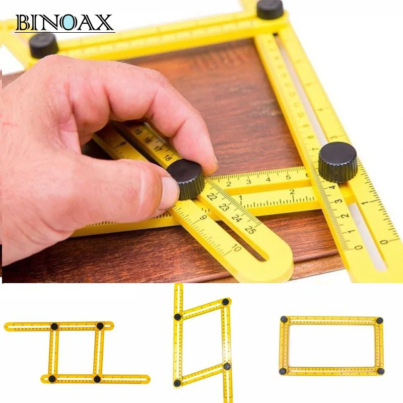 

Four-Sided Ruler Measuring Instrument Template Angle Tool Mechanism Slides