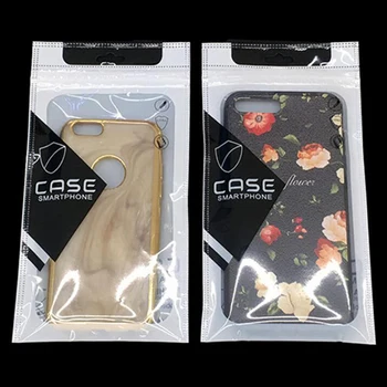 

Hot Yellow/Gold/black Phone Case Packing Bags With Euro Hang Hole Zip Lock Case Packing Pouches For iPhone X 8 plus New Style