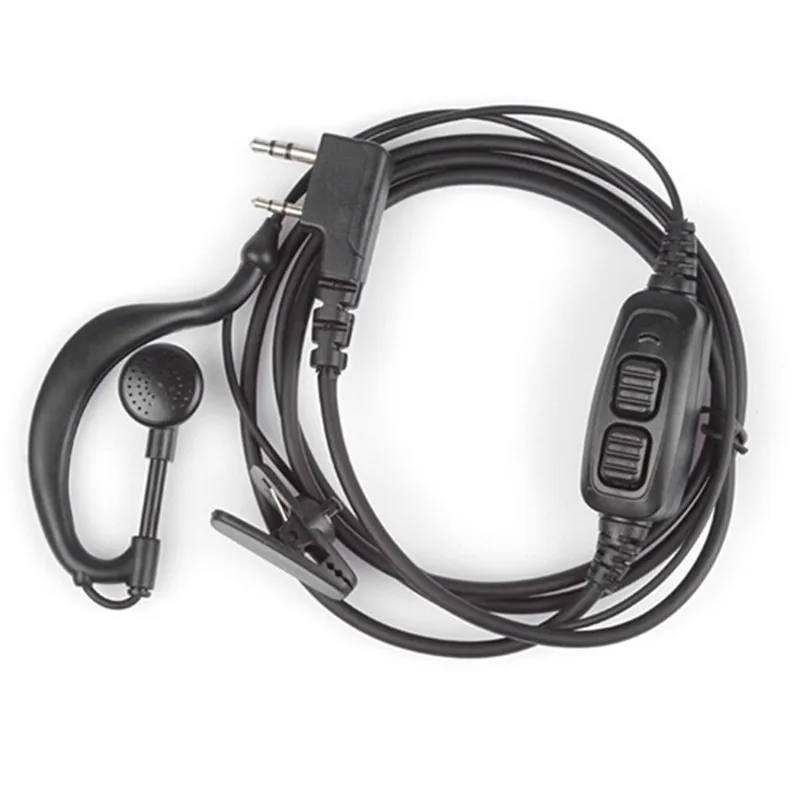 

Earphone Uv-82 Accessories Dual Ptt Headset Earpiece With Mic For Uv 82 Uv82l Uv-89 2-Way Radio For Talkie New