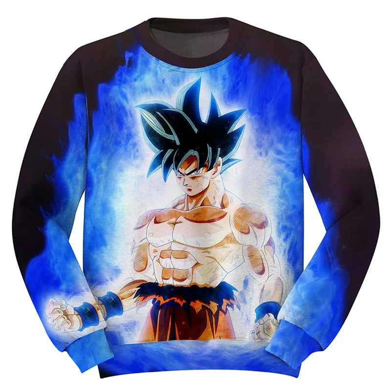 Tanie Cloudstyle Dragon Ball Super 3D bluza anime mężczyźni Goku Ultra instynkt 3D nadrukowany sweter Top Harajuku Streetwear dres