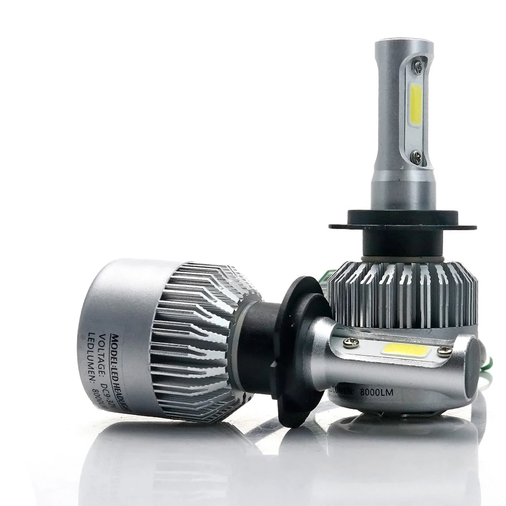 

New Upgrade H4 H7 LED H1 H3 H11 H13 9005 9006 9007 881 Car Led Headlight Kit 72W 8000LM/Set Auto Headlamp Fog Light Bulb 6500k