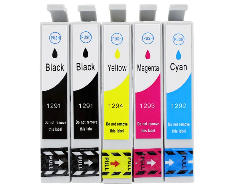 befon T1295 Ink Cartridges Replacement for Epson T1291 T1292 T1293 T1294 Compatible with Epson Workforce WF-3520 WF-3540 WF-7515 ink cartridges