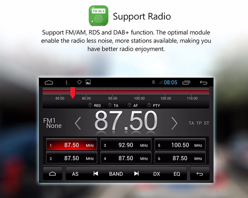 Top 2 Din Car Radio GPS Android Car Stereo Bluetooth Touch Screen Autoradio USB SD iPhone iPod MP3 TV In Dash Car DVD Player 2
